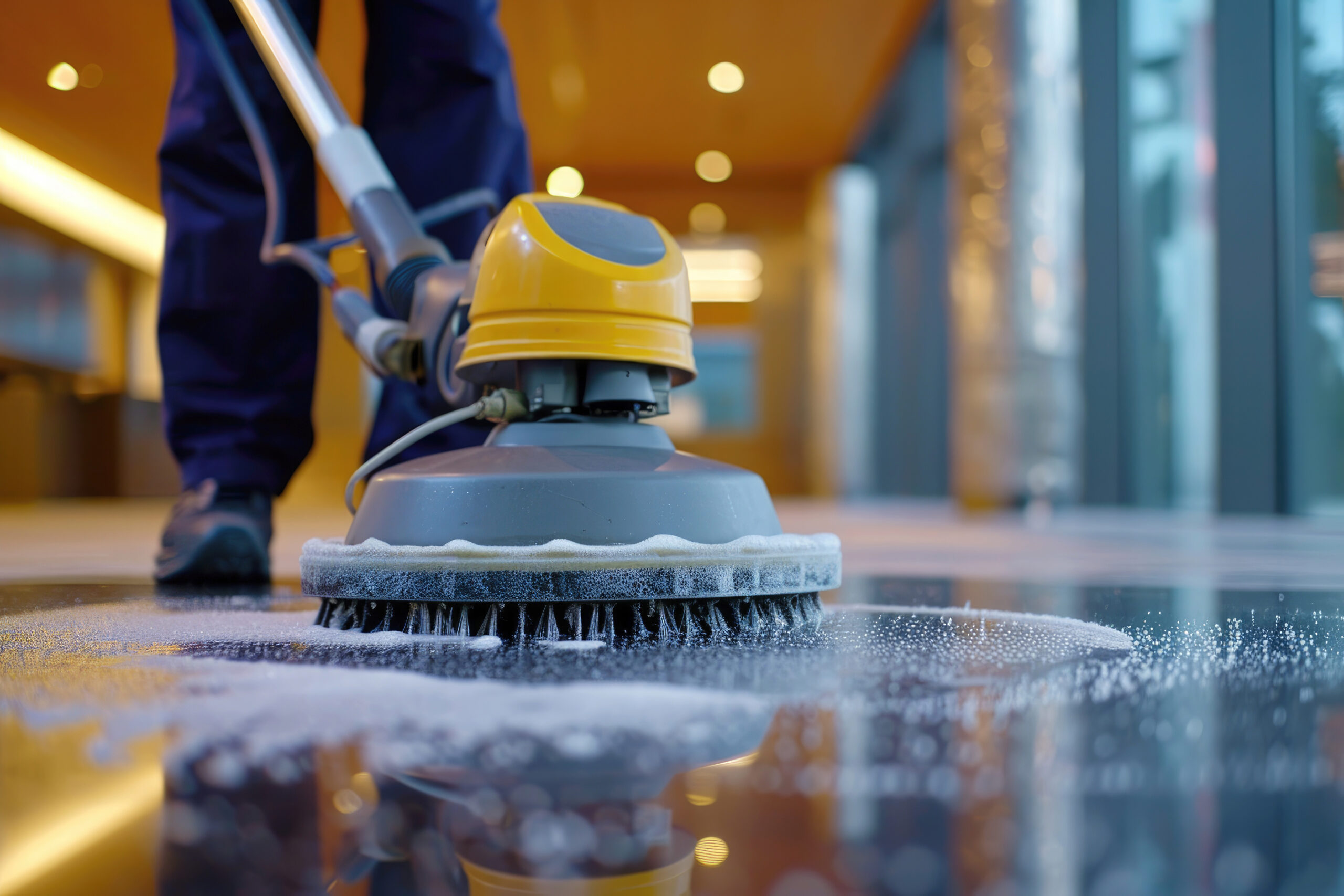 commercial floor cleaning